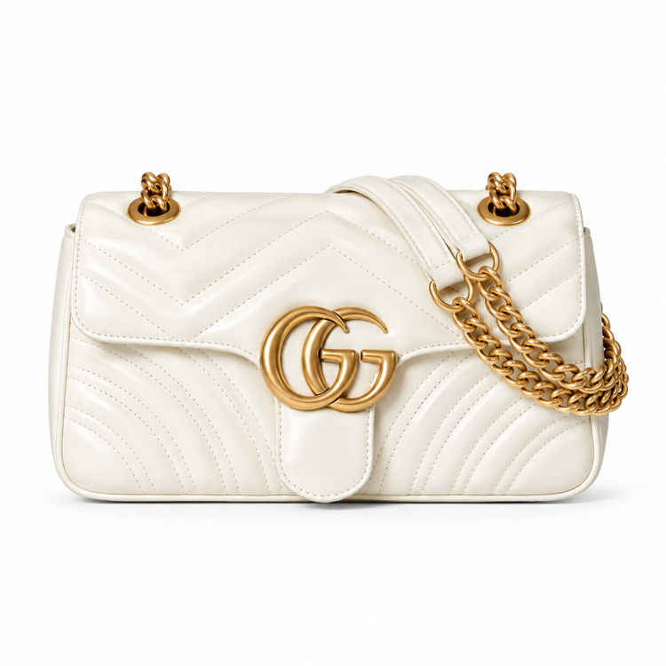 Premium Black Chevron Quilted Shoulder Bag with Gold-Tone Hardware
