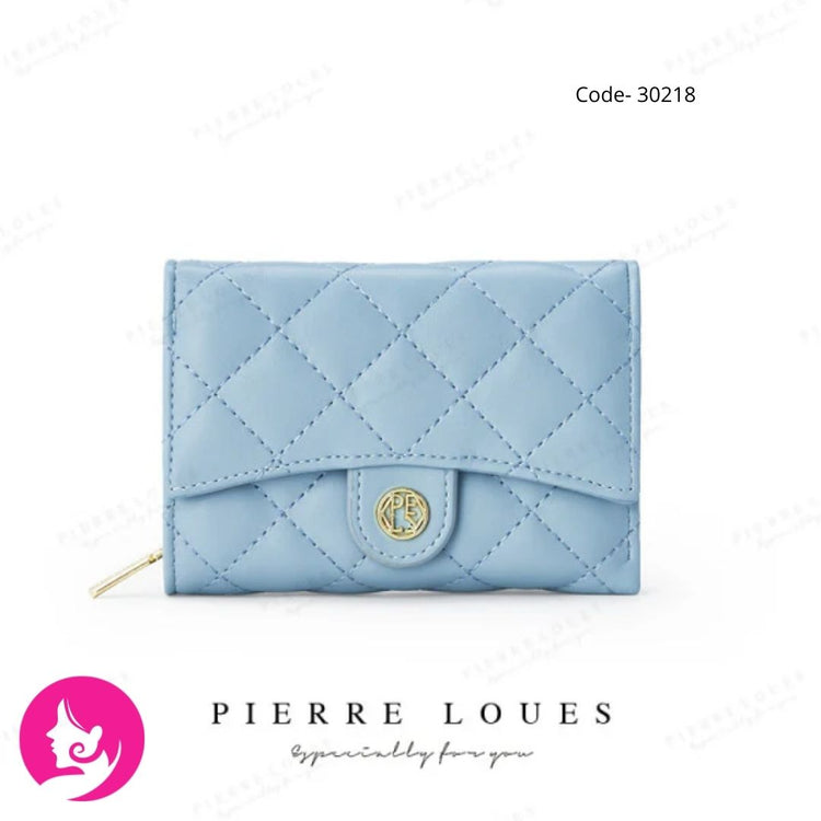 Pear Louis Chanel-Style 3-Fold Wallet – Timeless Compact Elegance